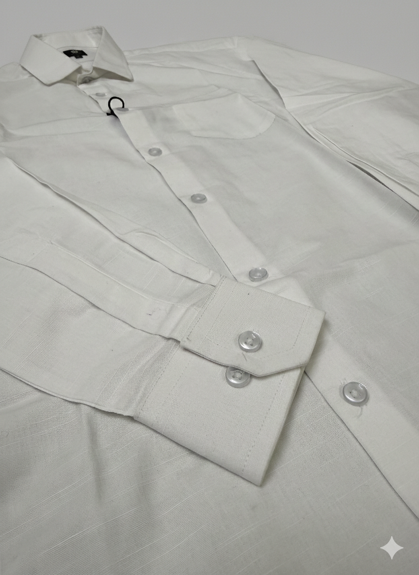 The Alabaster Linen Shirt