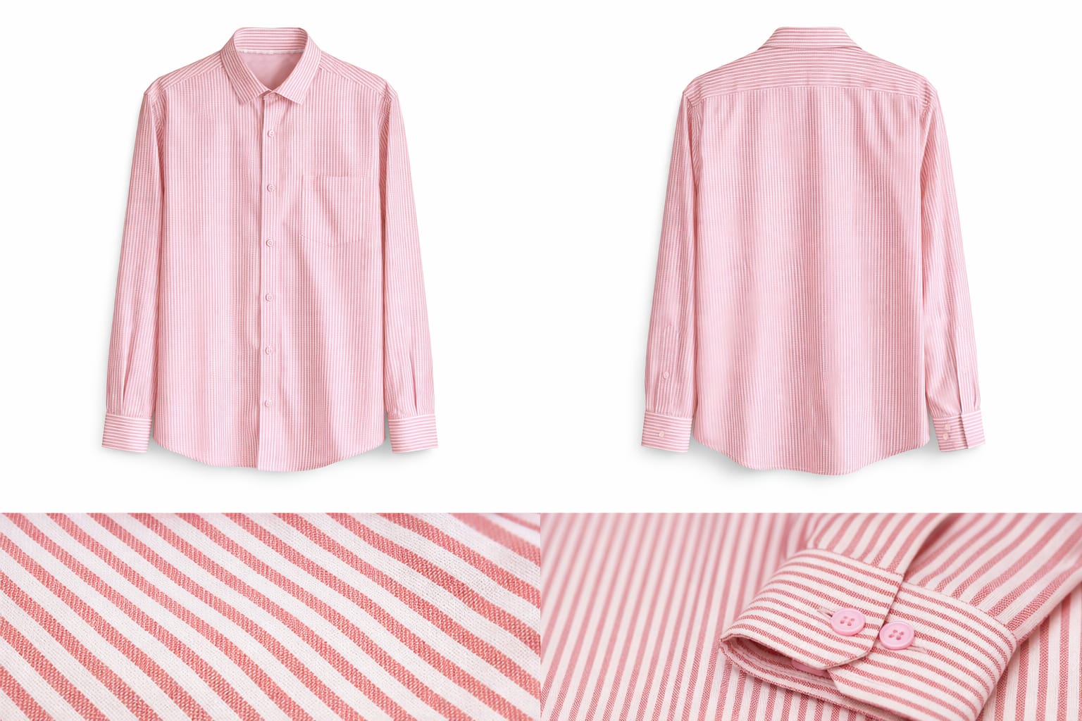 The Rosé Pinstripe Shirt
