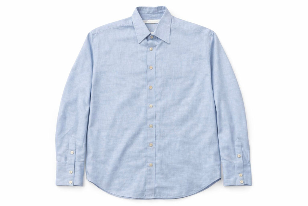 Azure Heritage Linen Shirt